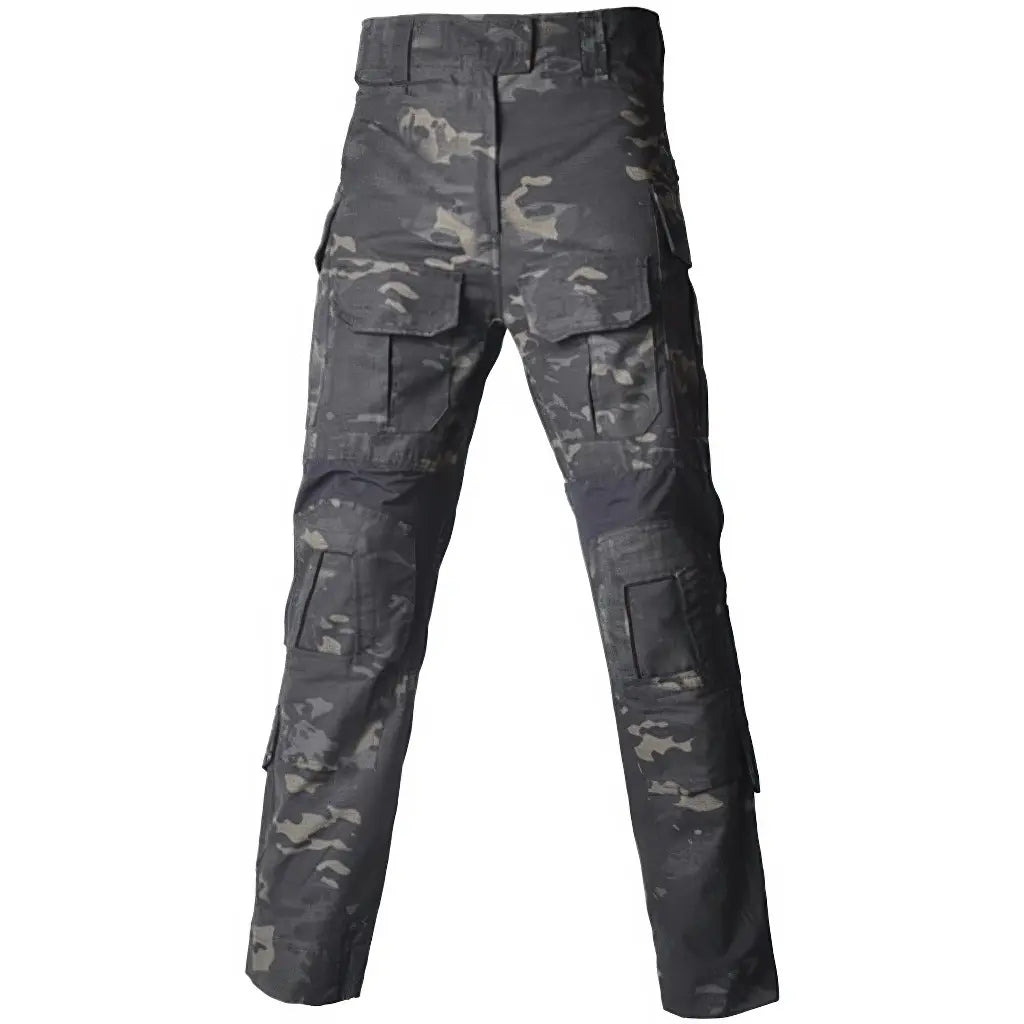 Pantalon Treillis Noir Militaire
