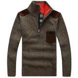 Pull Couleur Militaire Marron