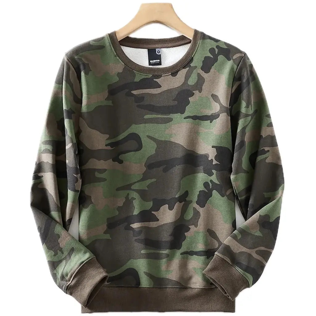 Pull Militaire Camouflage Homme