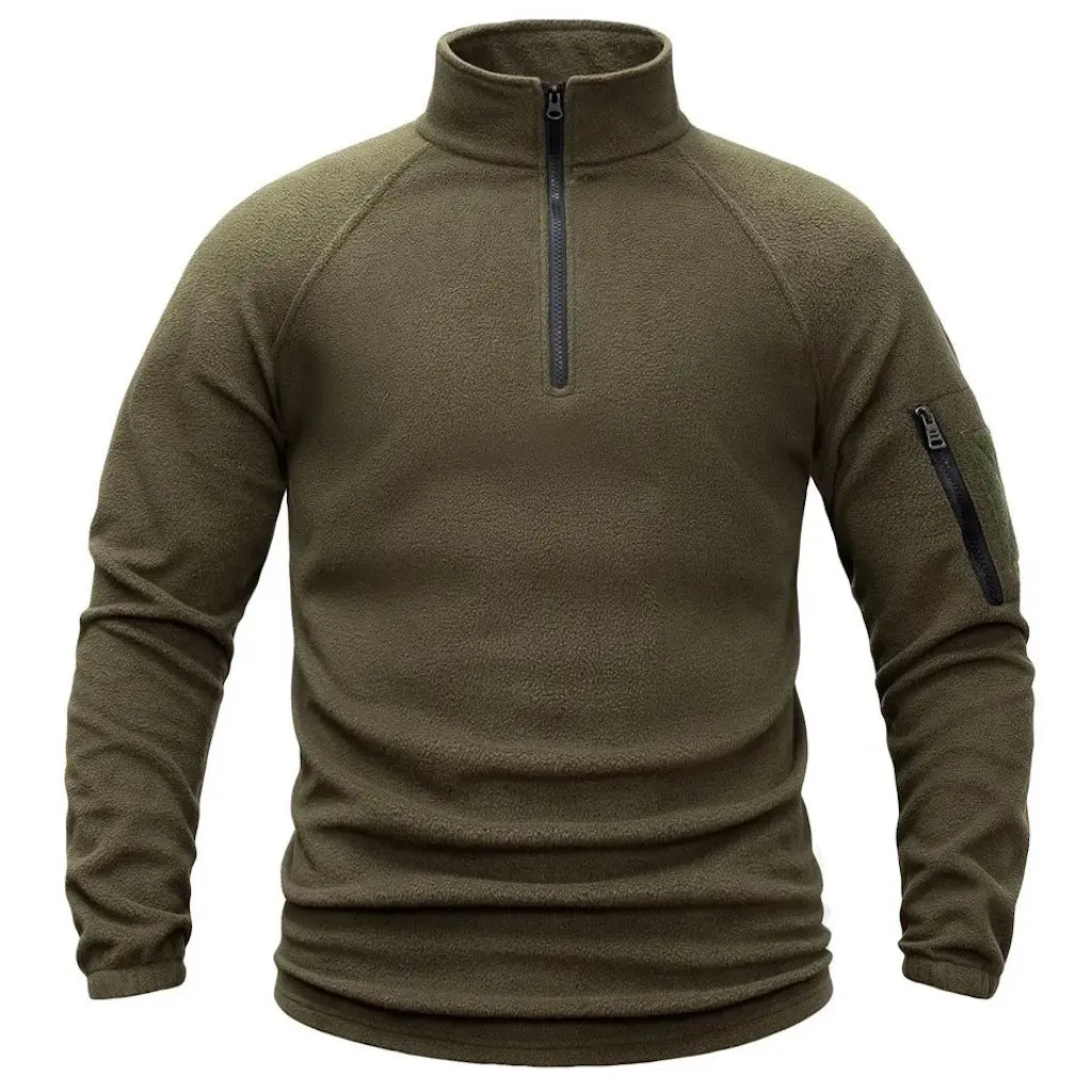 Pull Militaire Kaki Homme