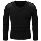 Pull Militaire Laine Noir