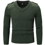 Pull Militaire Laine Vert