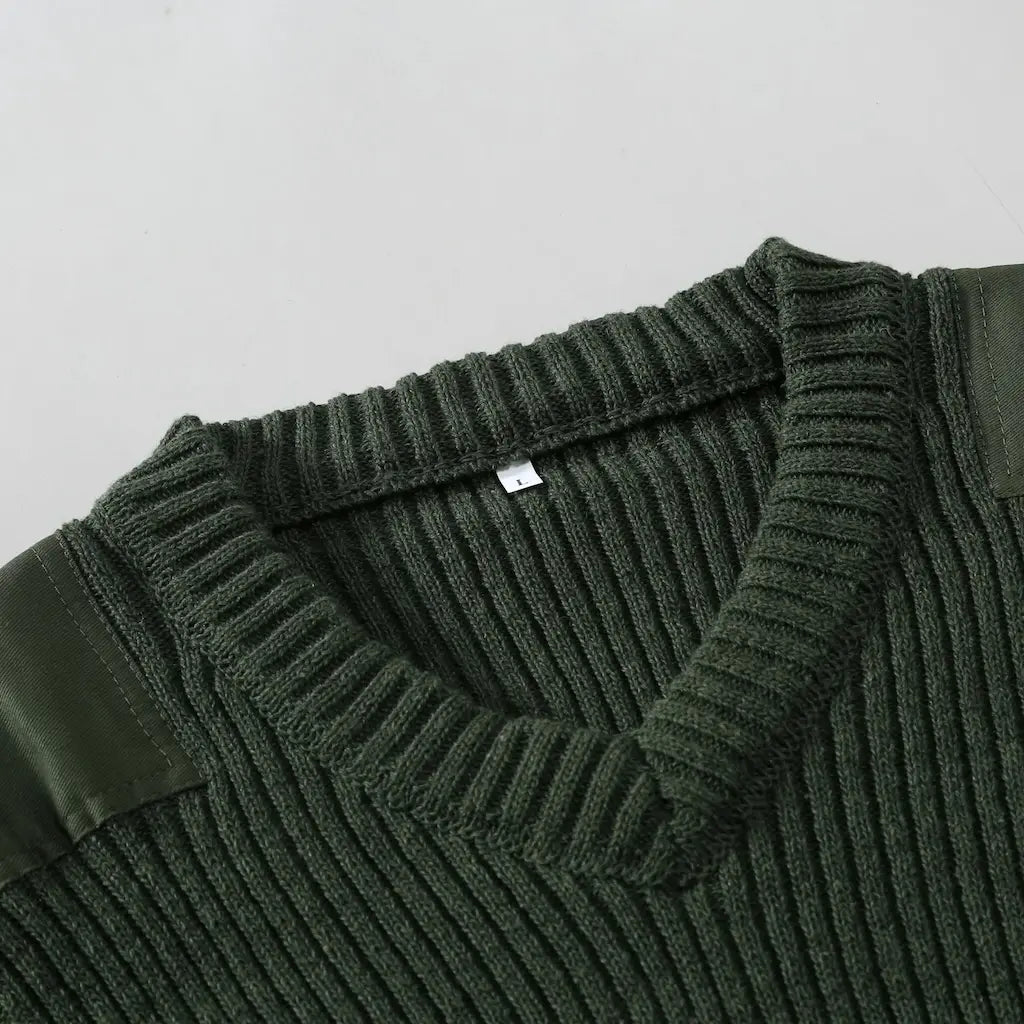 Pull Militaire Marin Col