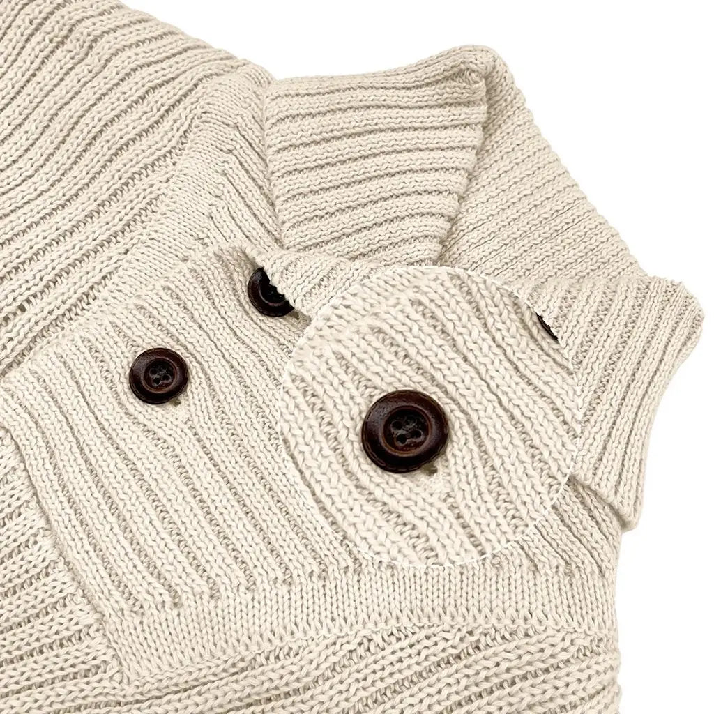 Pull Militaire Suisse Beige