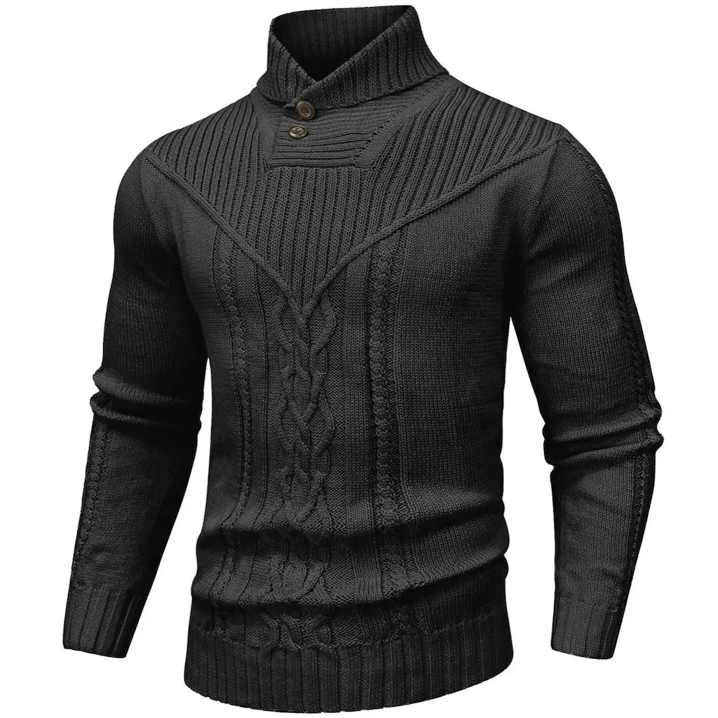Pull Militaire Suisse Noir
