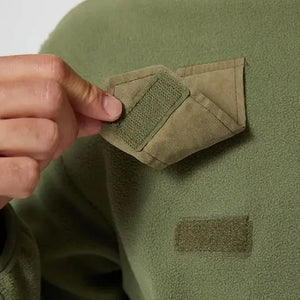 Pull Polaire Militaire Poche