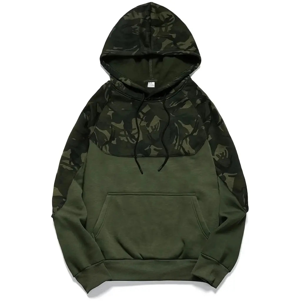 Pull Style Militaire Vert