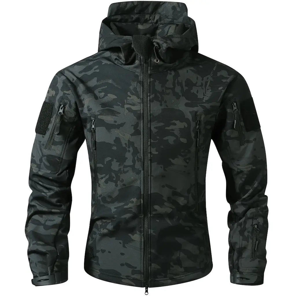 Veste Uniforme Militaire Homme Noire