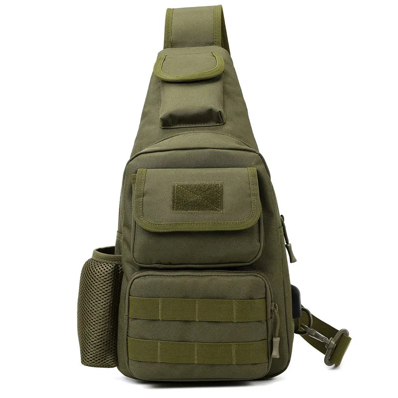 Sac Bandoulière Tactique Vert