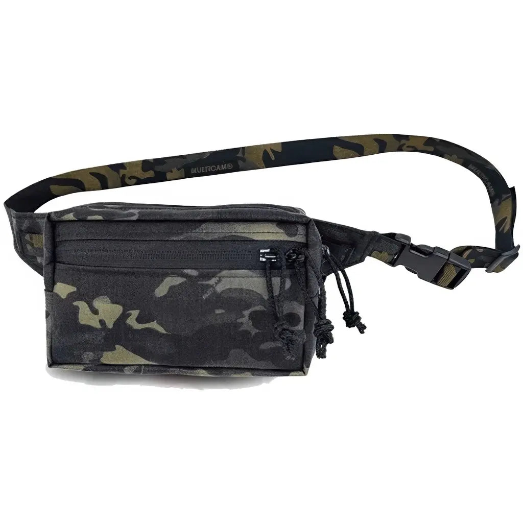Sac Banane Homme Militaire Noir