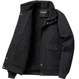 Veste Militaire Doublée Noire