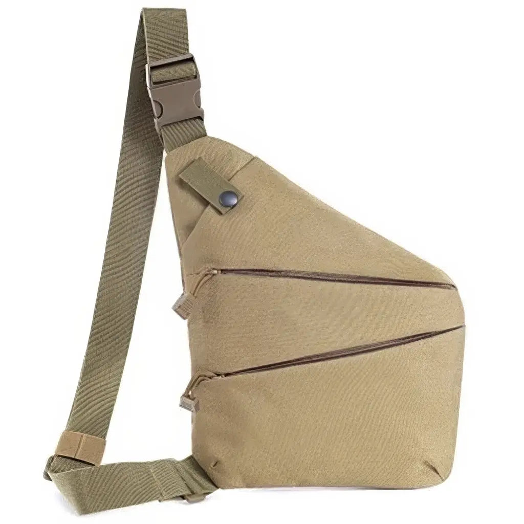 Sacoche Tactique Poitrine Beige