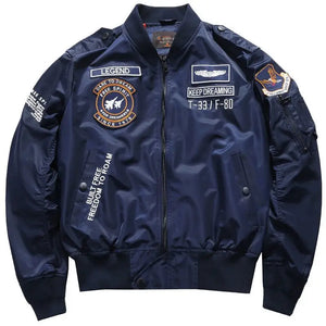Veste Militaire Bleue Vintage