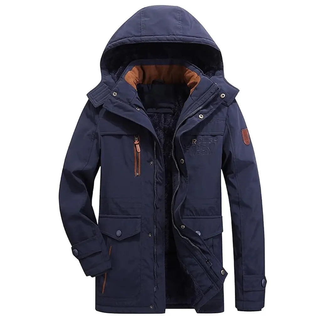 Veste d'Hiver Militaire Bleu Marine