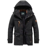 Veste d'Hiver Militaire Noire
