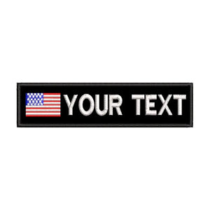 Patch Militaire Velcro Personnalisé US