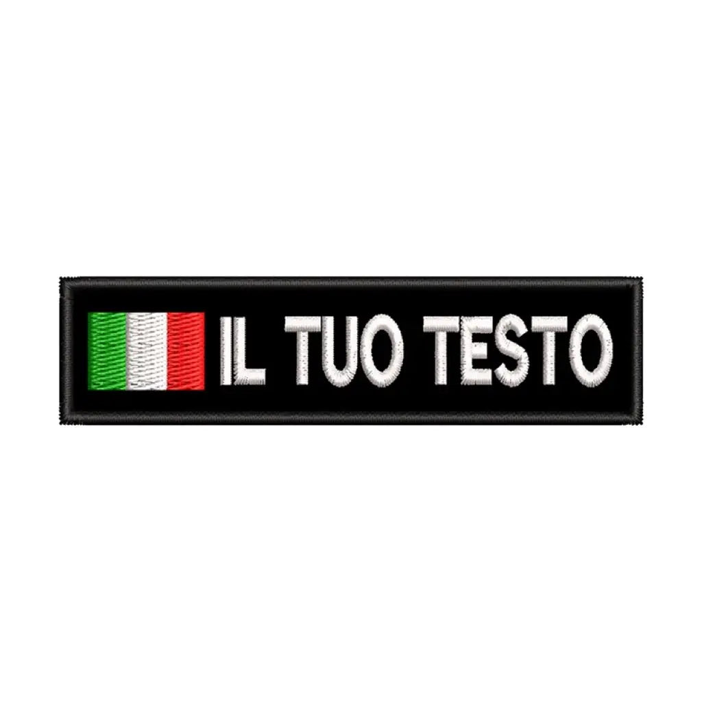 Patch Militaire Velcro Personnalisé Italie