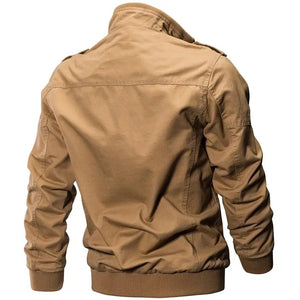 Veste en Jean Militaire Homme Beige
