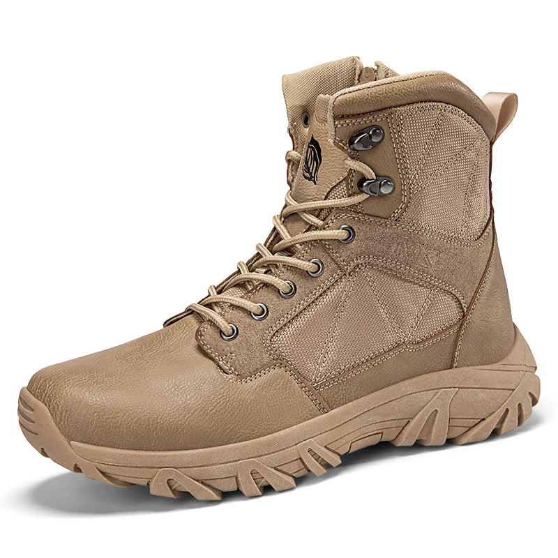 Chaussures de Marche Militaires Homme Beiges