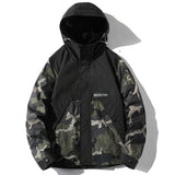 Veste Militaire avec Capuche Noire