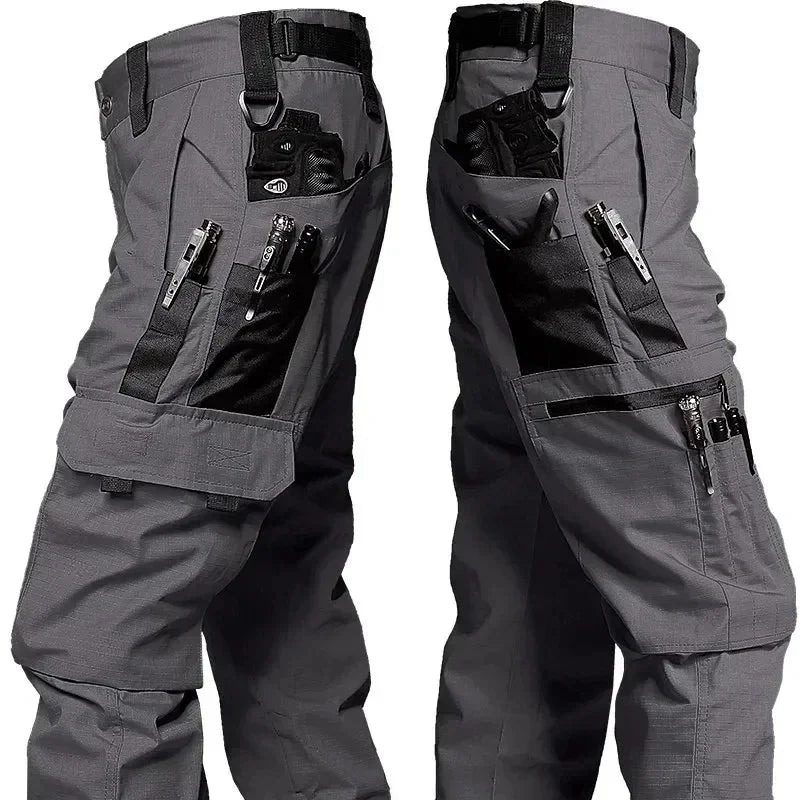 Pantalon Tactique Militaire Homme Gris
