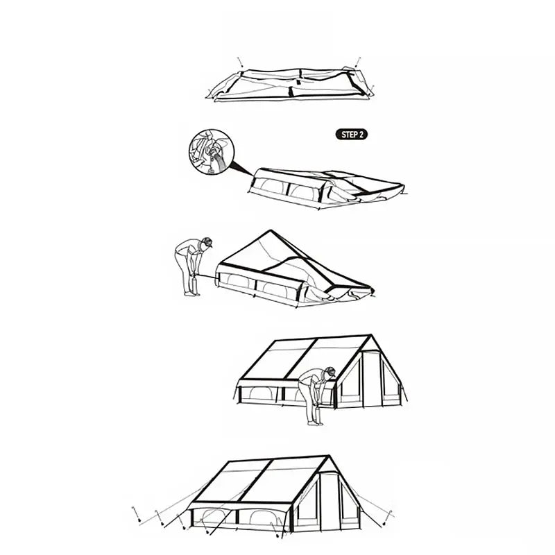 Tente Gonflable Militaire