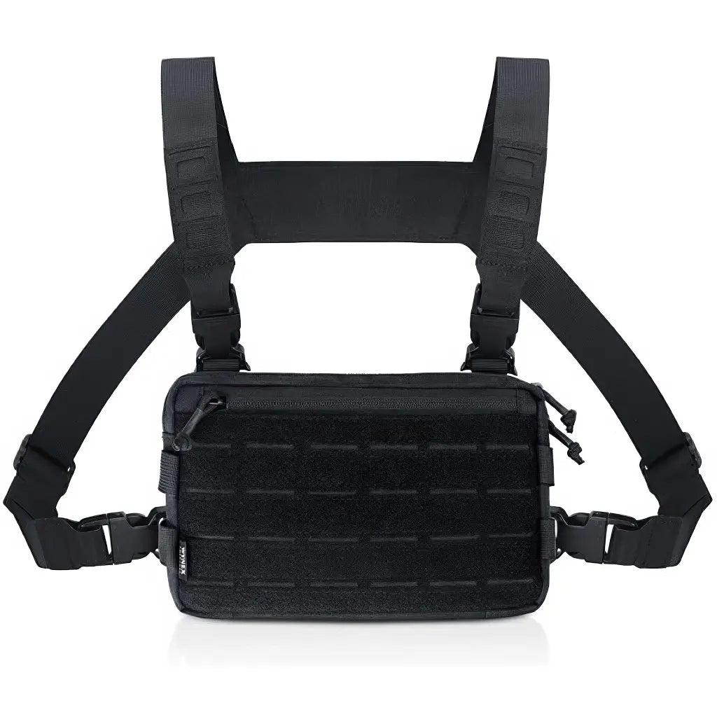 Sac de Poitrine Tactique Noir