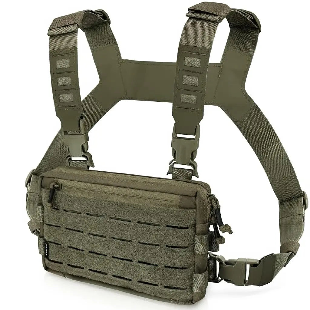 Sac de Poitrine Tactique Vert