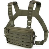Sac de Poitrine Tactique Vert