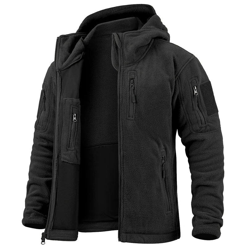 Polaire Militaire Camouflage Noir