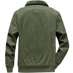 Veste Militaire Doublée Verte
