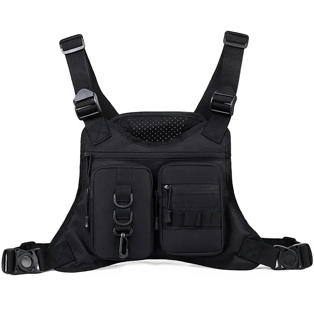 Sac Ventral Militaire Noir