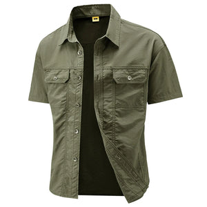 Chemise Homme Militaire Vert