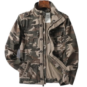 Veste Motif Militaire pour Homme
