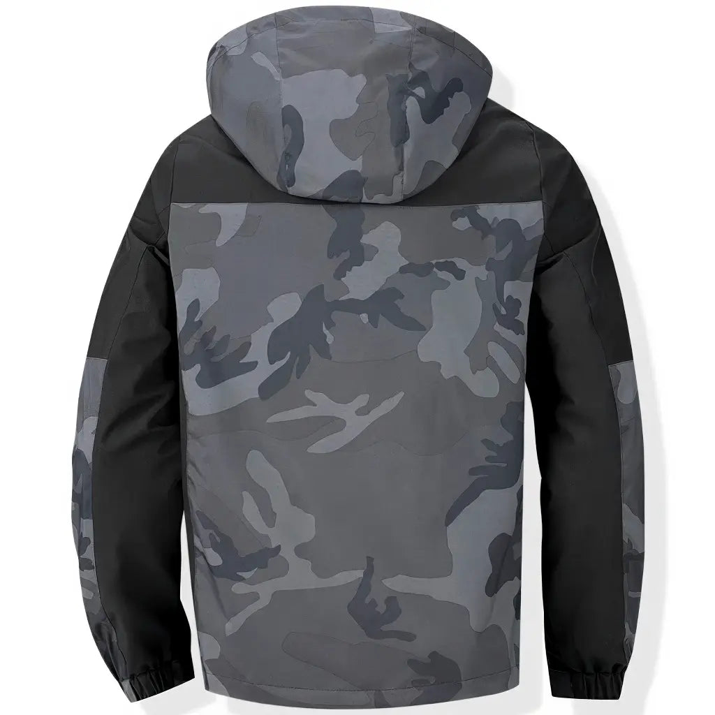 Veste Style Militaire pour Homme Grise