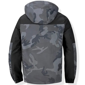 Veste Style Militaire pour Homme Grise