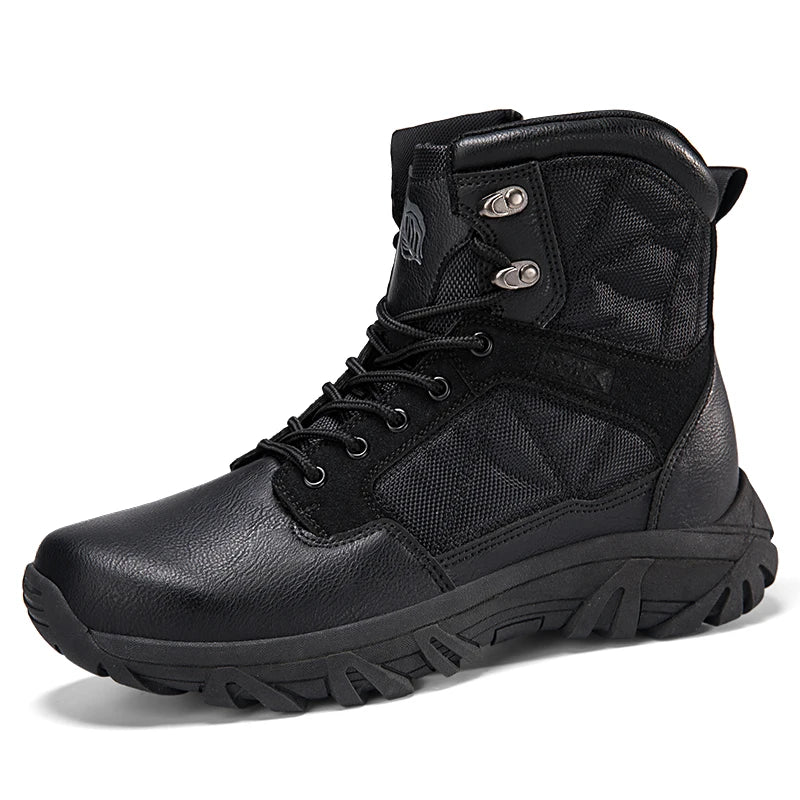 Chaussures de Marche Militaires Homme Noires