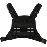 Sac Tactique Frontal Noir