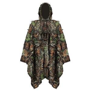 Camo Ghillie Suit Poncho