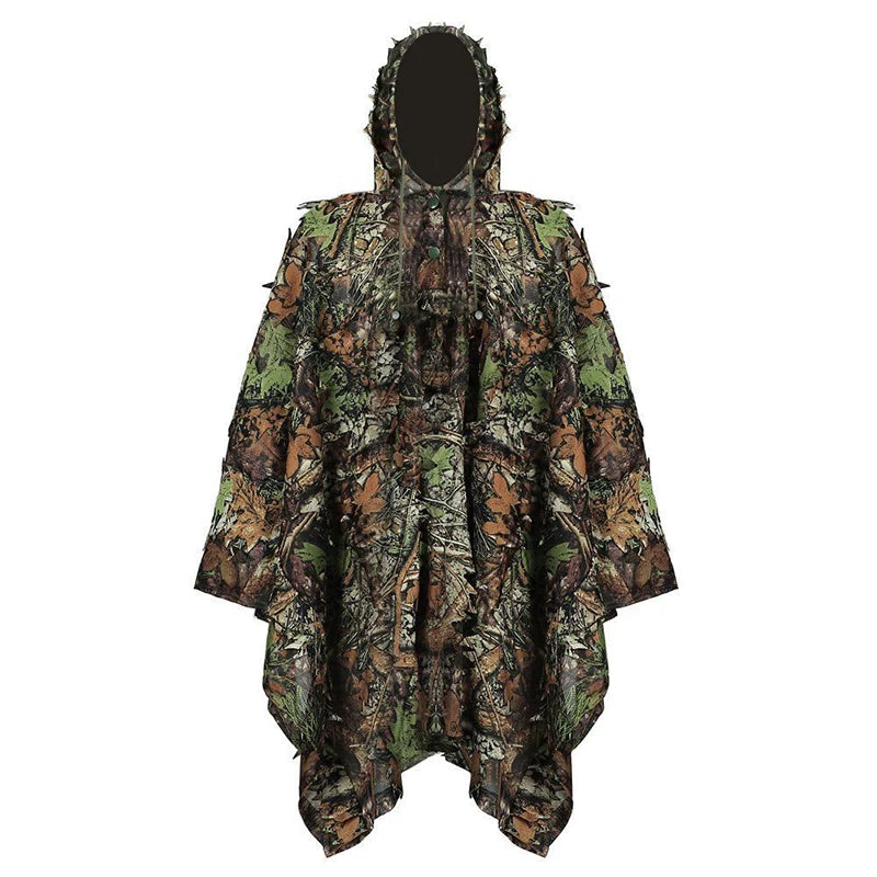 Camo Ghillie Suit Poncho