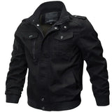 Veste en Jean Militaire Homme Noire