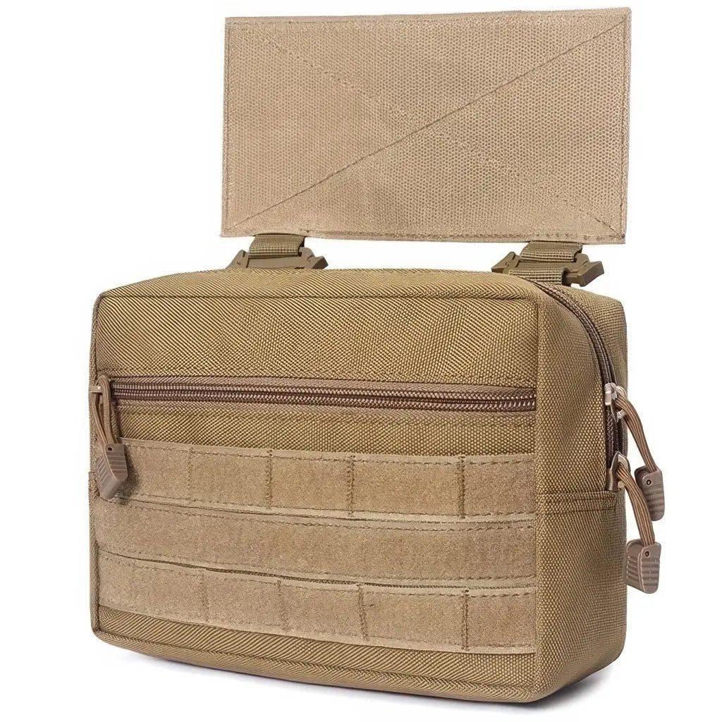Poche Dorsale MOLLE Marron