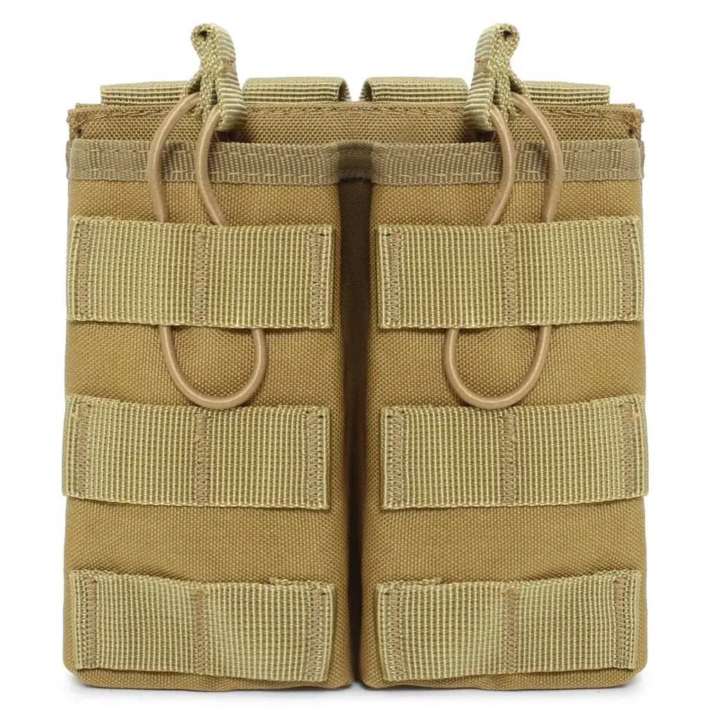 Pochette MOLLE Gilet Tactique Double Marron