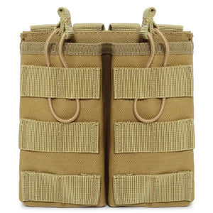 Pochette MOLLE Gilet Tactique Double Marron