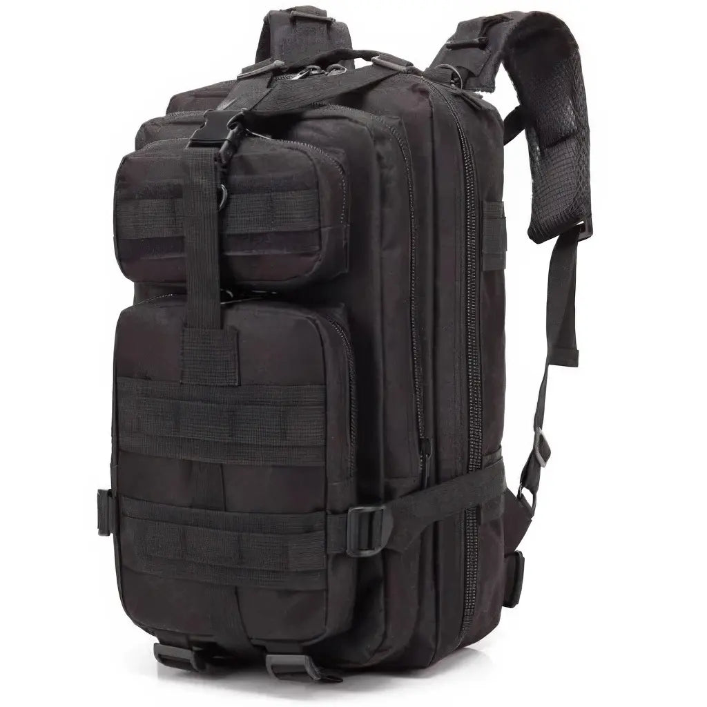 Sac à Dos Couleur Militaire Noire