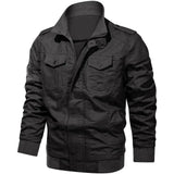 Veste en Jean Militaire Homme Grise