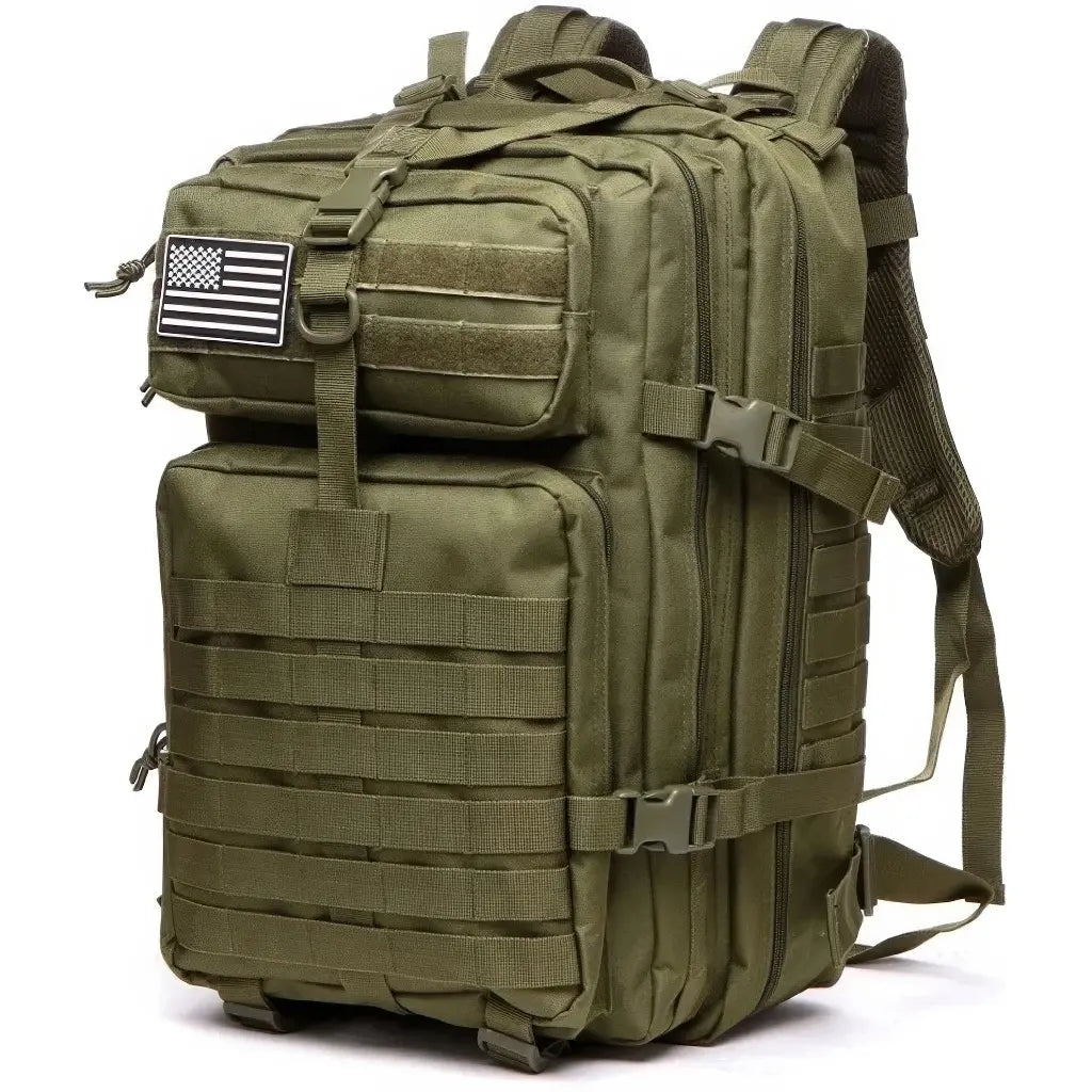 Sac à Dos Motif Militaire Vert