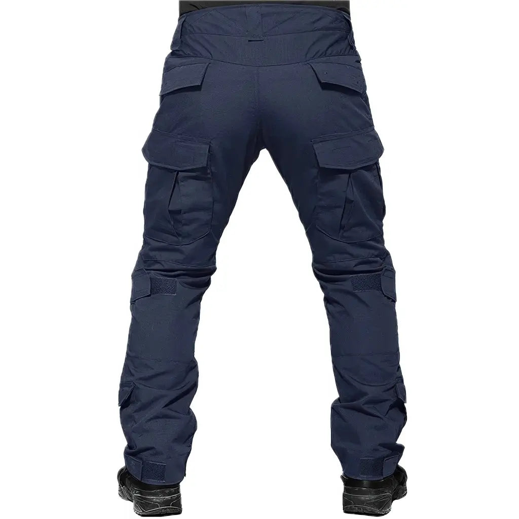 Pantalon Militaire Bleu Arrière