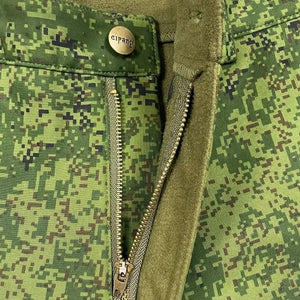 Pantalon Homme Vert Militaire Zip