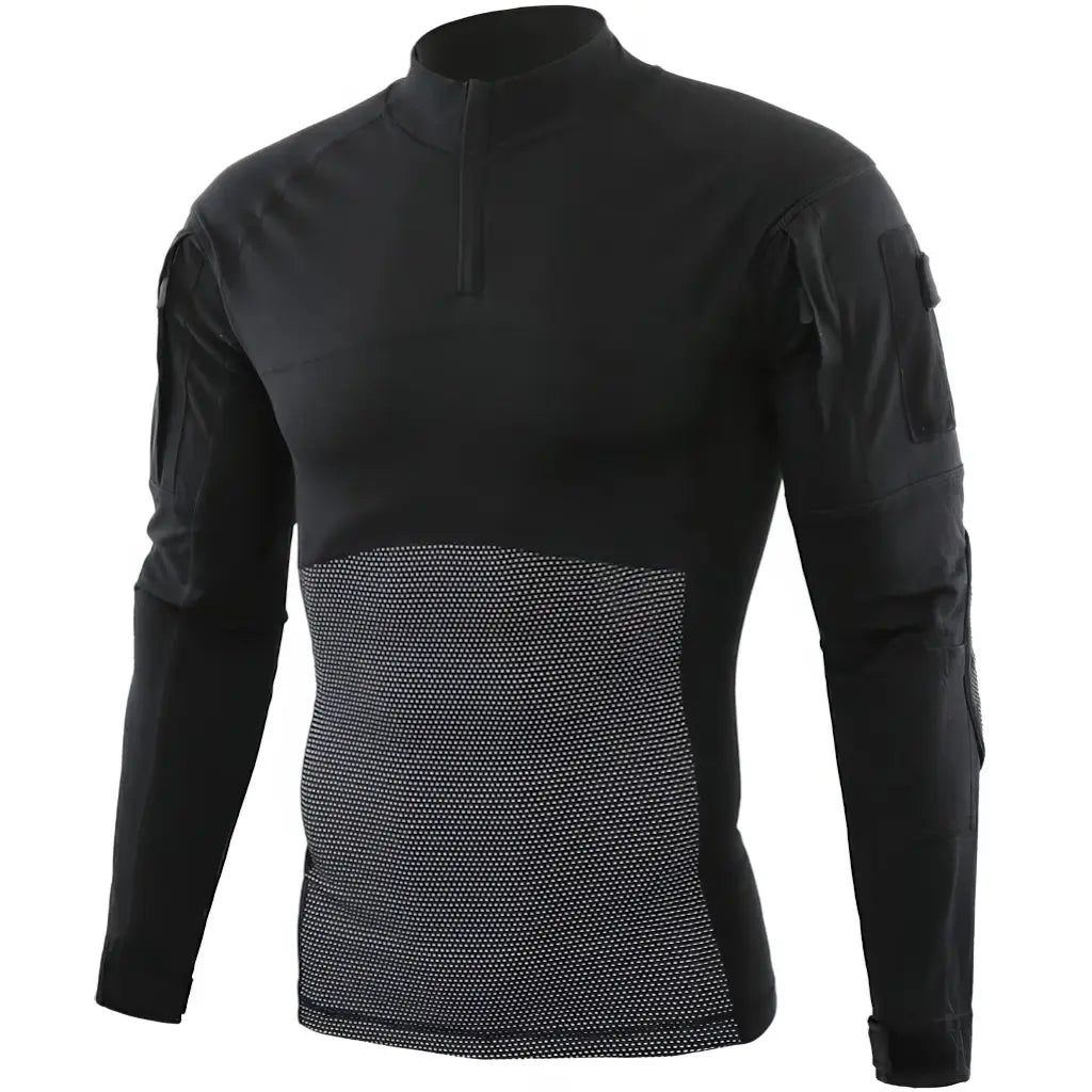 T-Shirt de Combat Militaire Noir